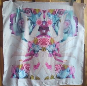 We Are Owls Square Silk Scarf